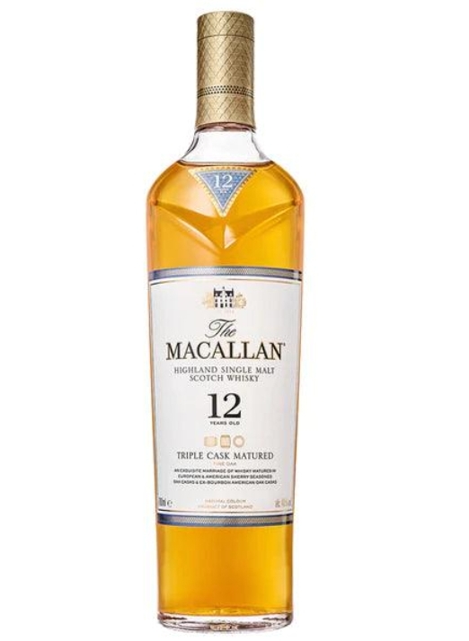 THE MACALLAN 12YRS TRIPLE CASK MATURED 70CL