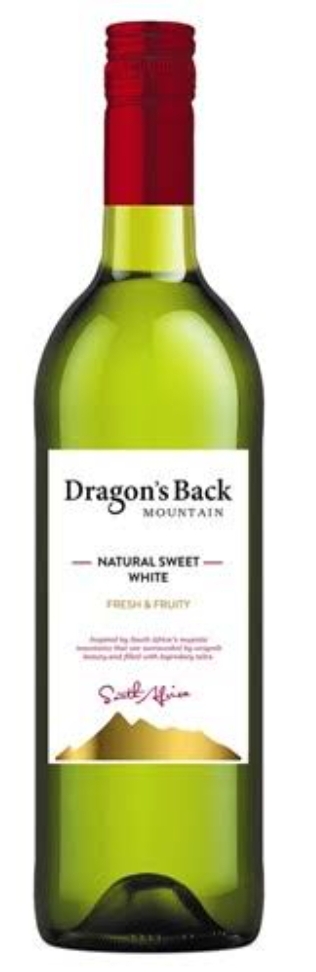 DRAGONS BACK SWEET WHITE 75CL 