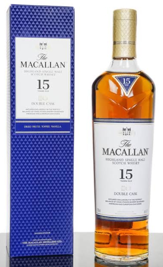 THE MACALLAN 15YRS DOUBLE CASK 70CL