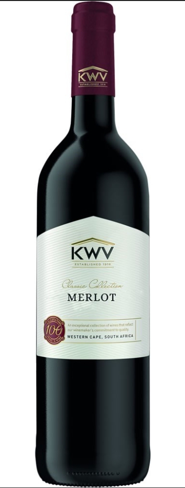 KWV CLASSIC MERLOT 750ML