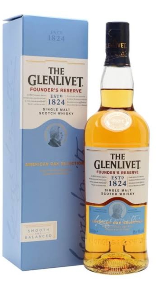 THE GLENLIVET 40% FOUNDERS RESERVE 70CL