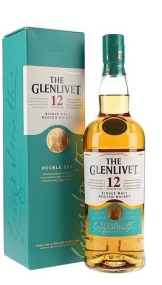 THE GLENLIVET WHISKY 12 YRS 70 CL
