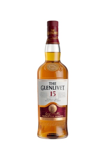GLENLIVET SINGLE MALT 15YEARS 700CL