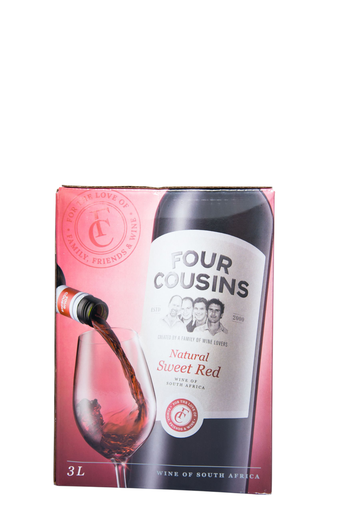 [CE00309] FOUR COUSINS SWEET RED 3LTR
