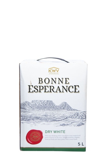[CE00313] BONNE ESPERANCE  DRY WHITE 5LTR
