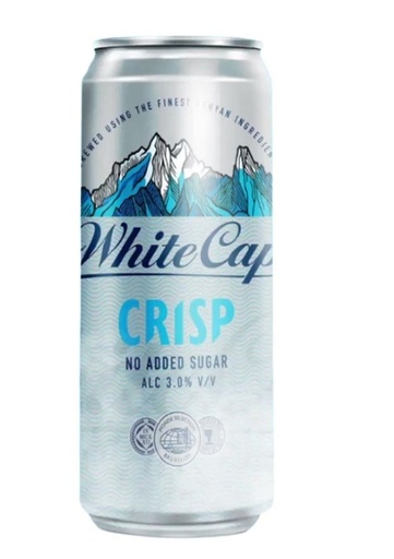 [CE00330] WHITE CAP CRISP 330ML