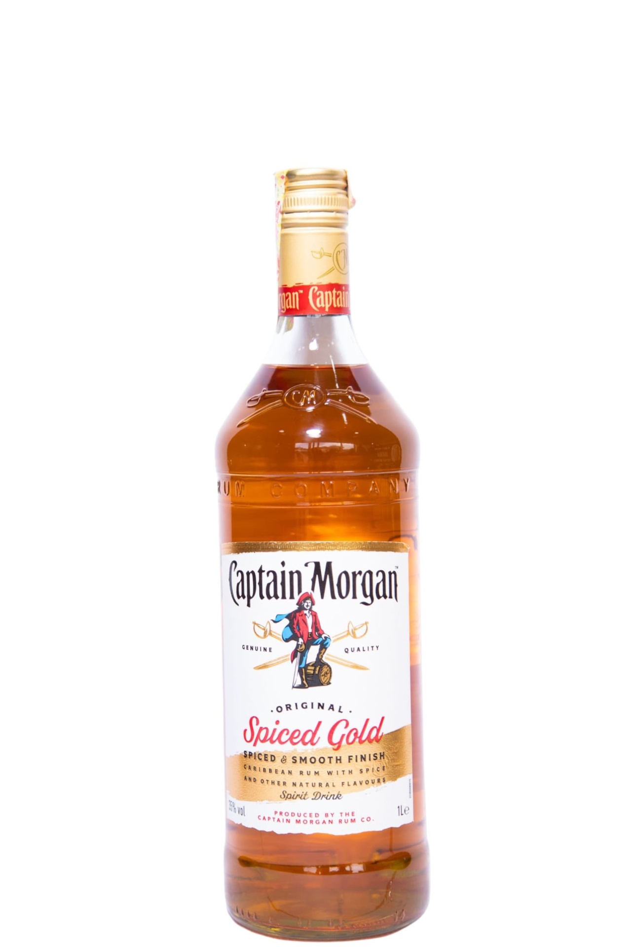 CAPT MORGAN SPICED GOLD 1LT